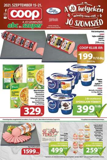 Újság Coop - 2021.09.15 - 2021.09.21.