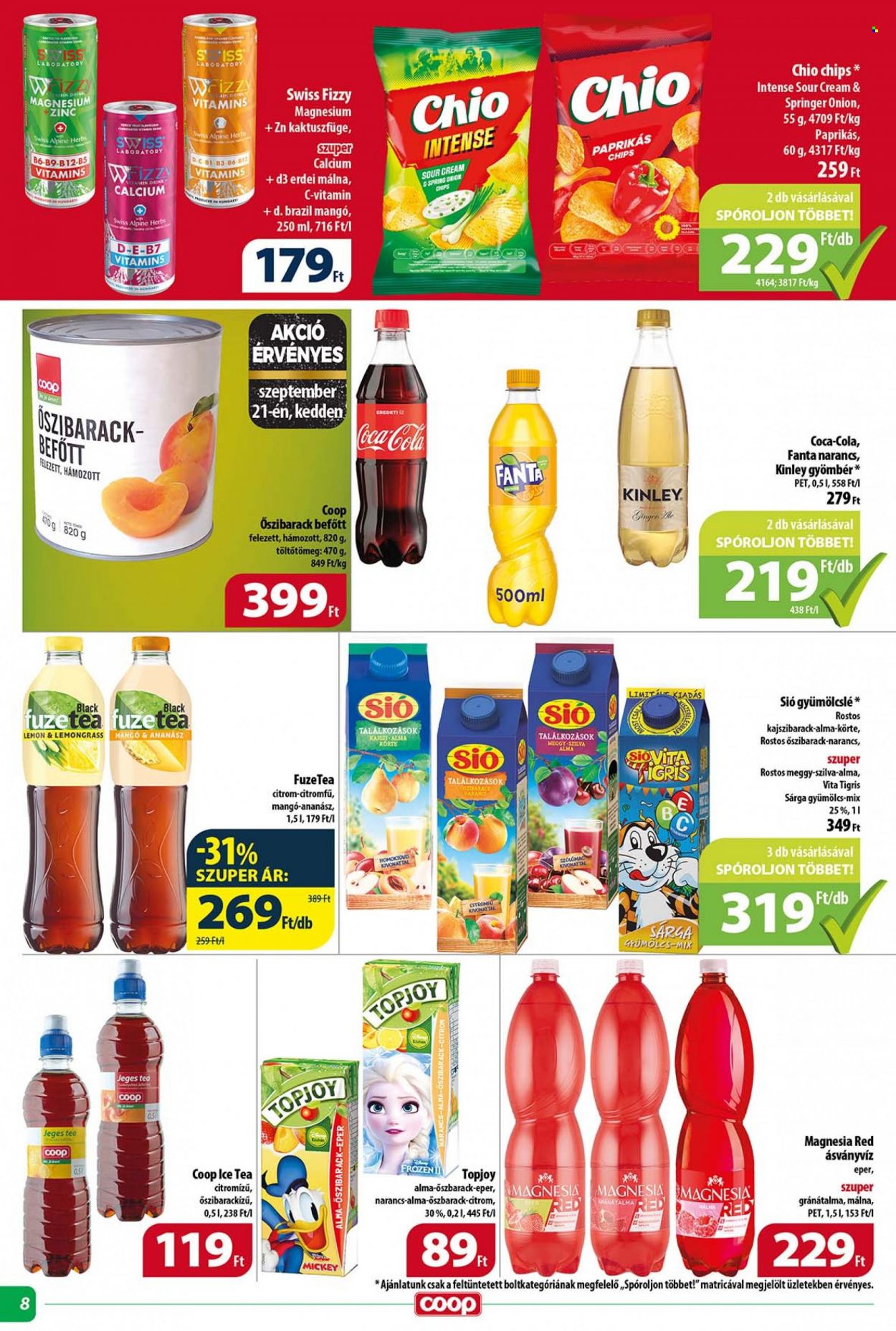 Coop akciós újságok - 2021.09.15 - 2021.09.21. Oldal 8