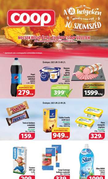 Újság Coop - 2021.09.15 - 2021.09.28.