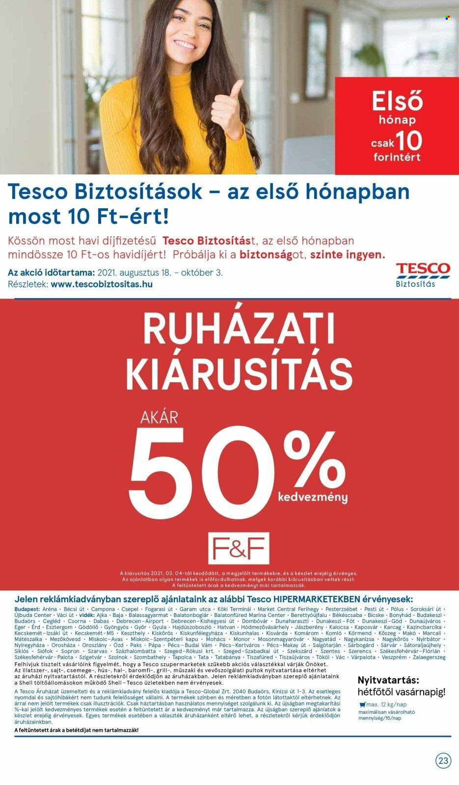 TESCO akciós újságok - 2021.09.16 - 2021.09.22. Oldal 23