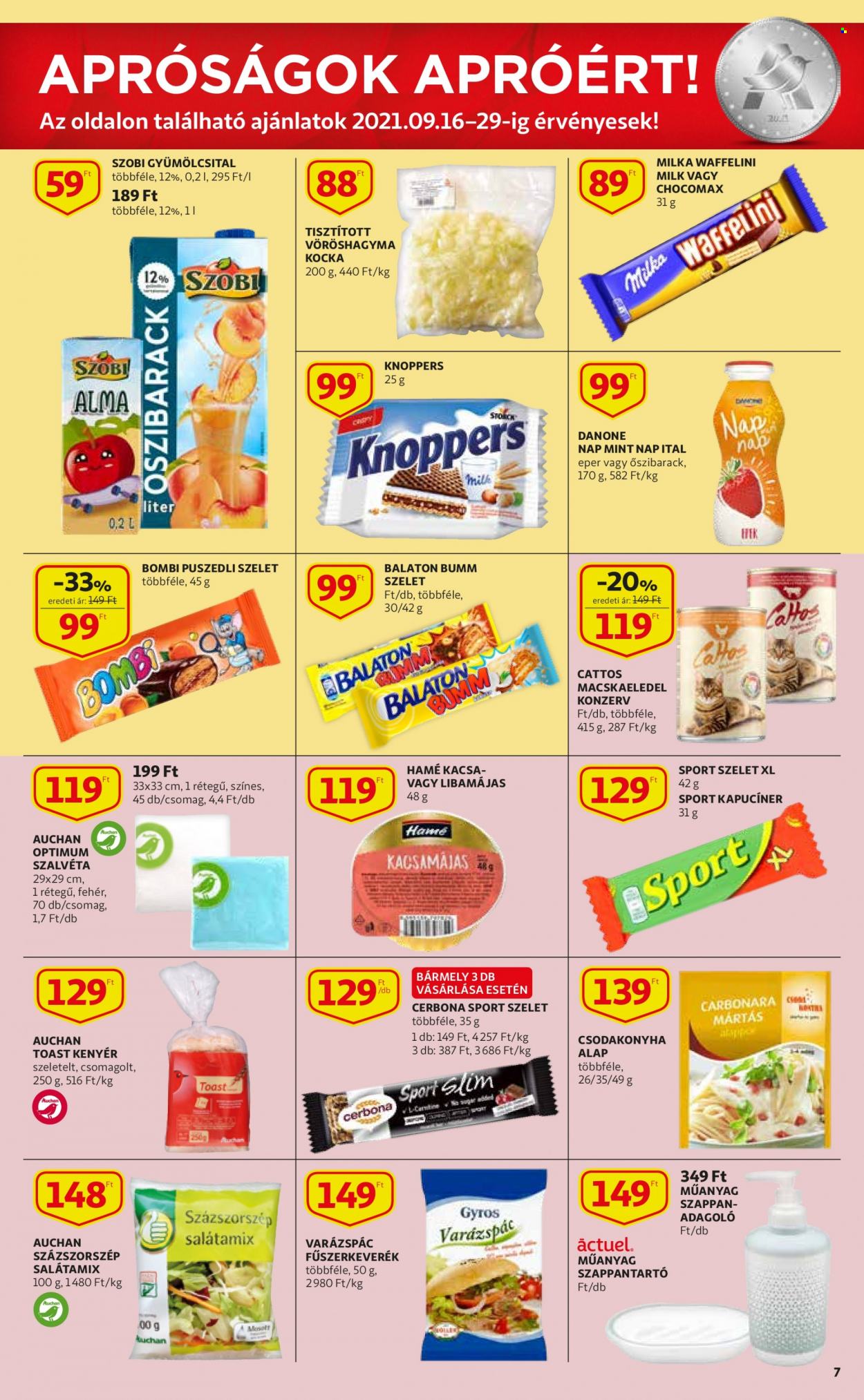 Auchan akciós újságok - 2021.09.16 - 2021.09.22. Oldal 7