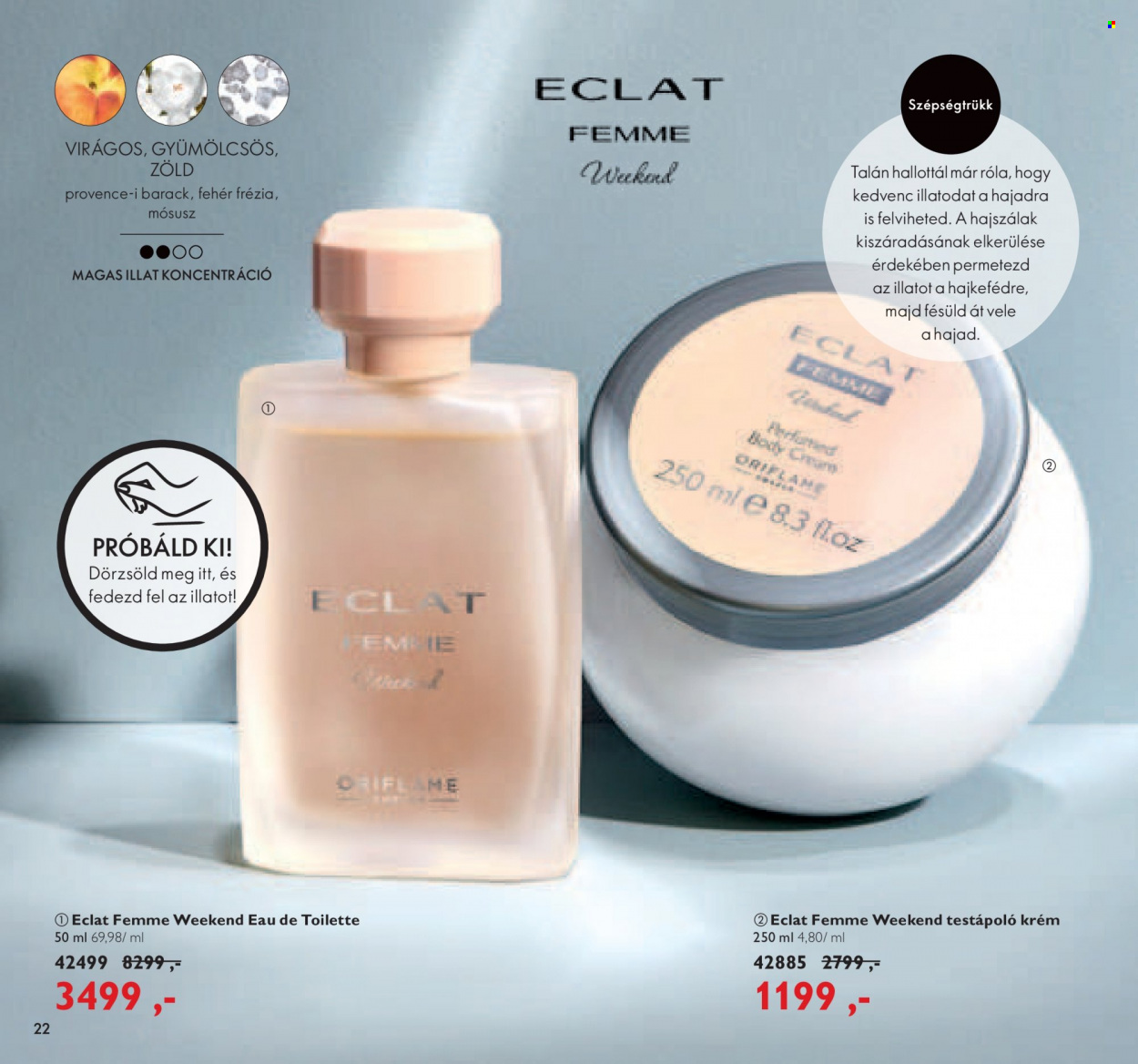 Oriflame akciós újságok - 2021.09.14 - 2021.10.04. Oldal 22