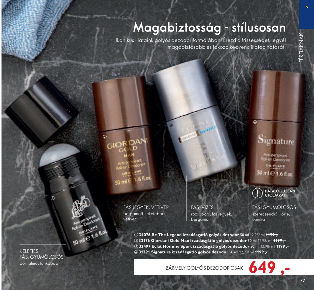 Oriflame akciós újságok - 2021.09.14 - 2021.10.04. Oldal 77