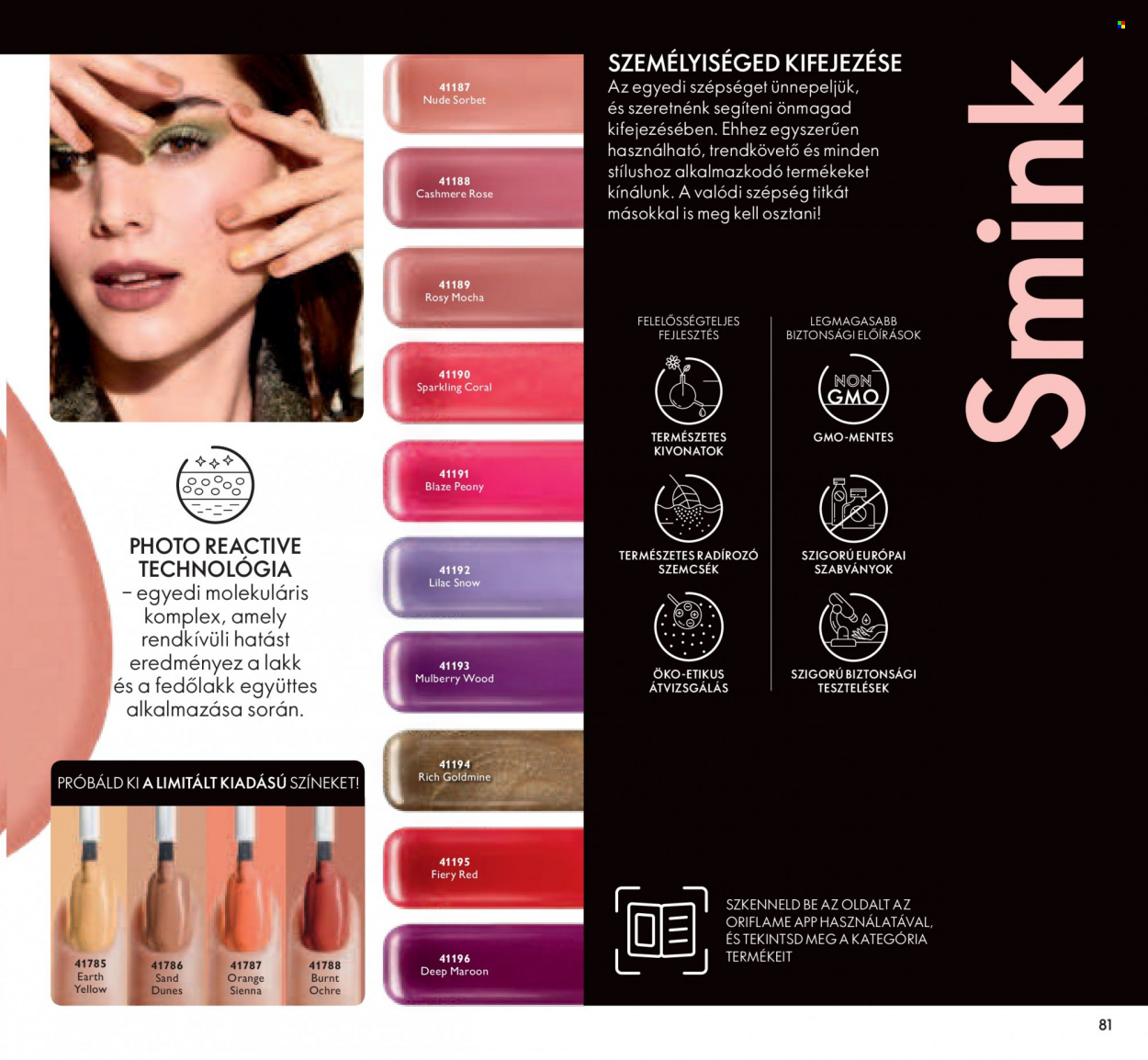 Oriflame akciós újságok - 2021.09.14 - 2021.10.04. Oldal 81