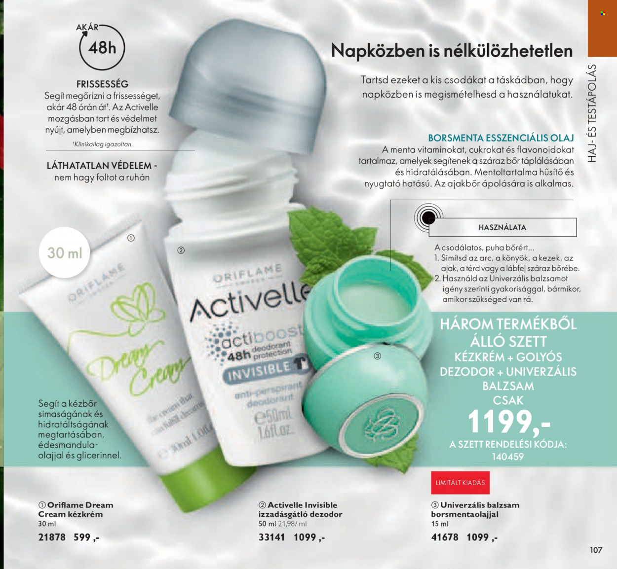 Oriflame akciós újságok - 2021.09.14 - 2021.10.04. Oldal 107
