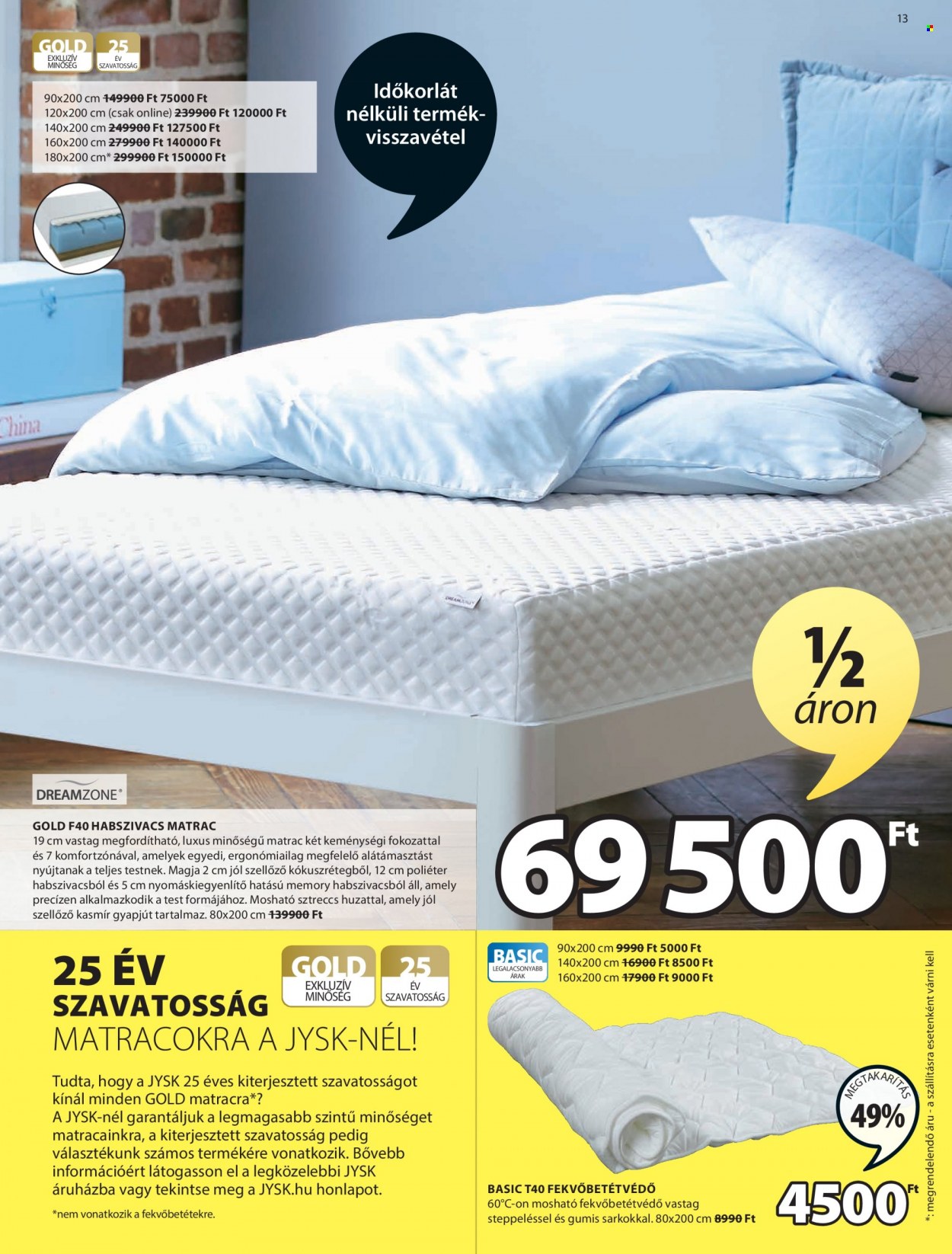JYSK akciós újságok - 2021.09.16 - 2021.09.29. Oldal 13