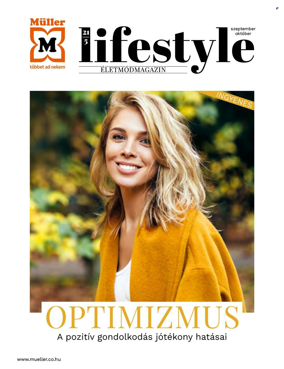 Müller akciós újságok. Oldal 1