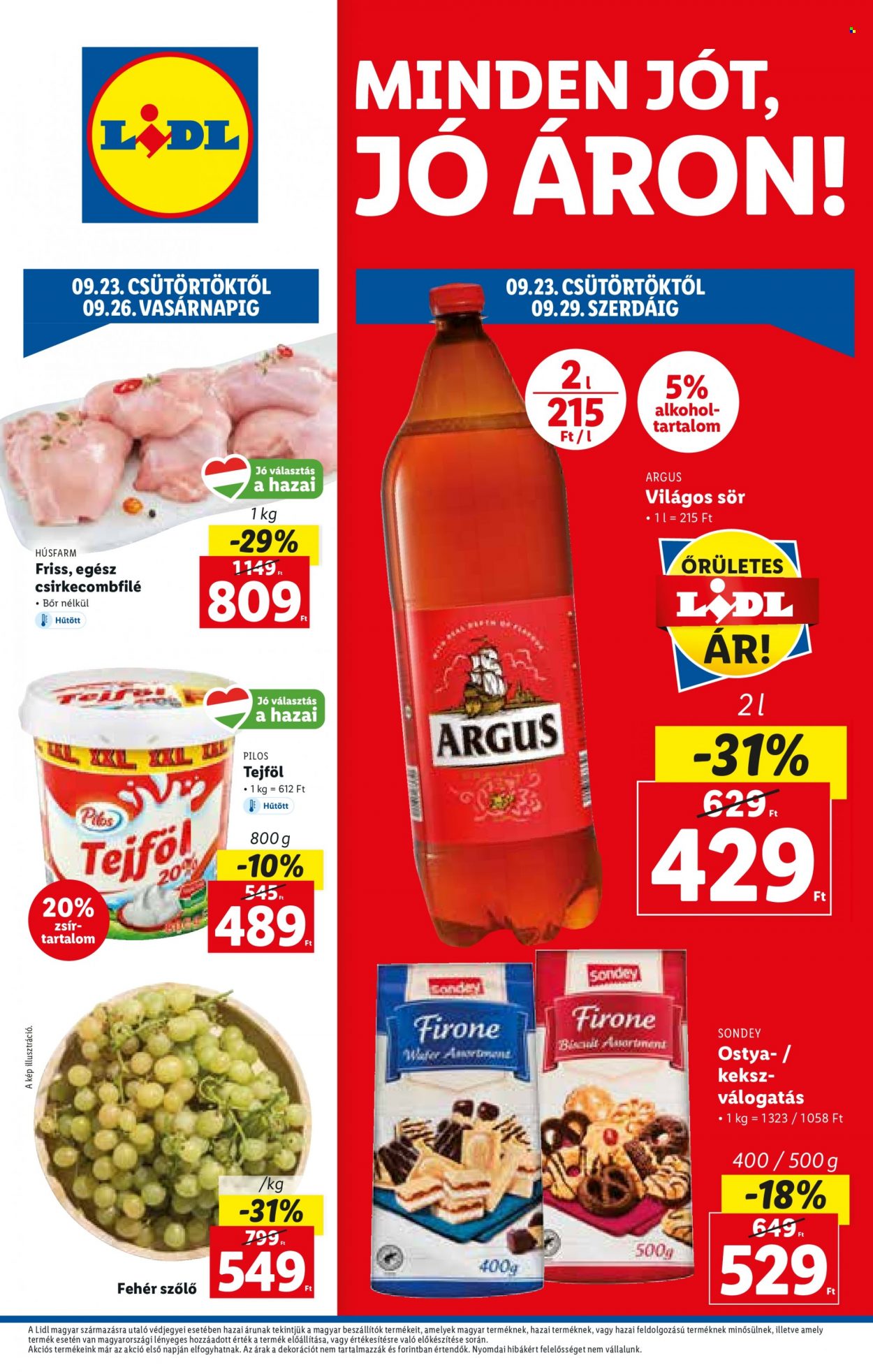 Lidl akciós újságok - 2021.09.23 - 2021.09.29. Oldal 1
