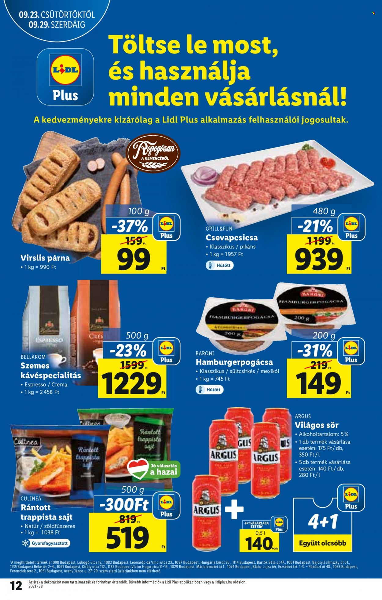 Lidl akciós újságok - 2021.09.23 - 2021.09.29. Oldal 12
