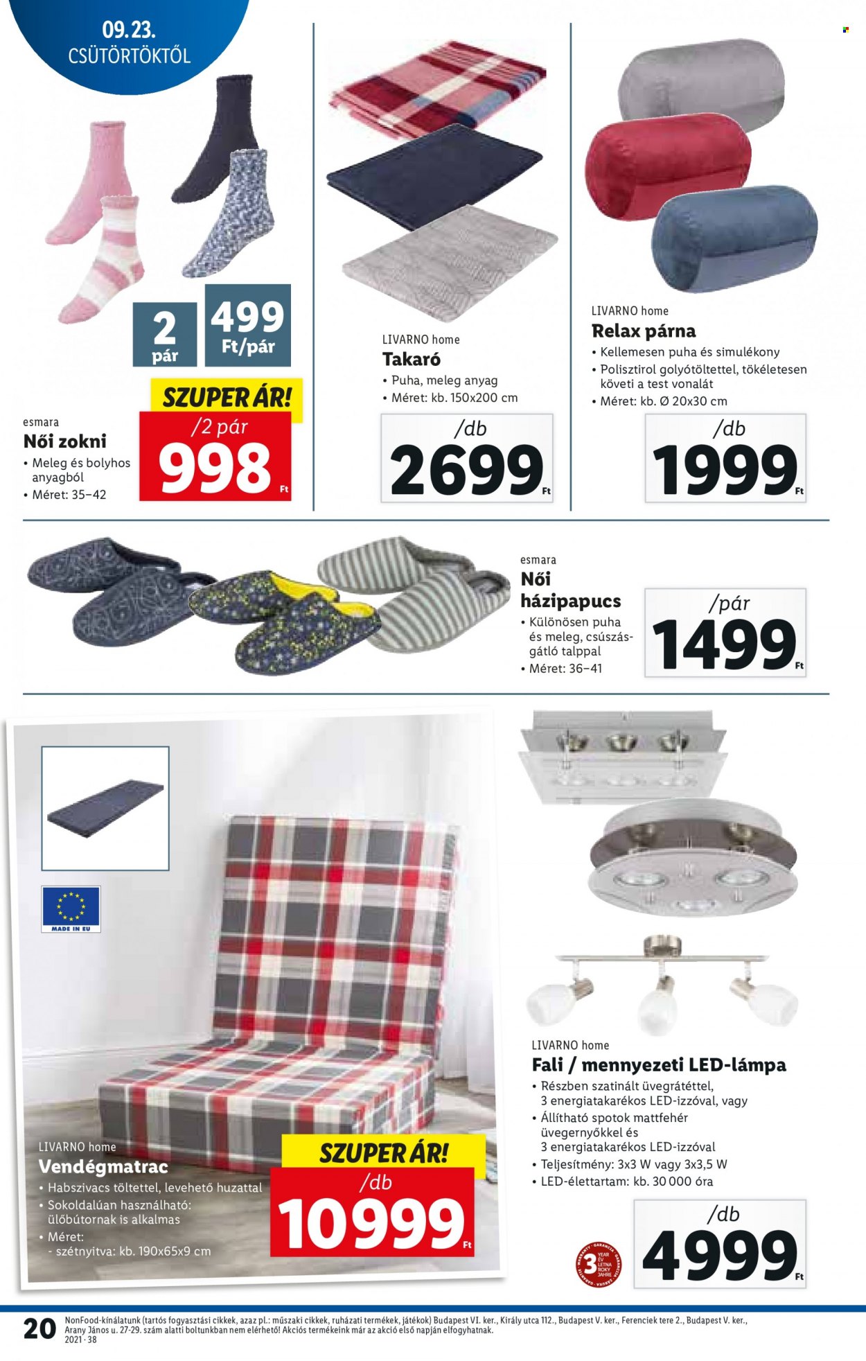 Lidl akciós újságok - 2021.09.23 - 2021.09.29. Oldal 20