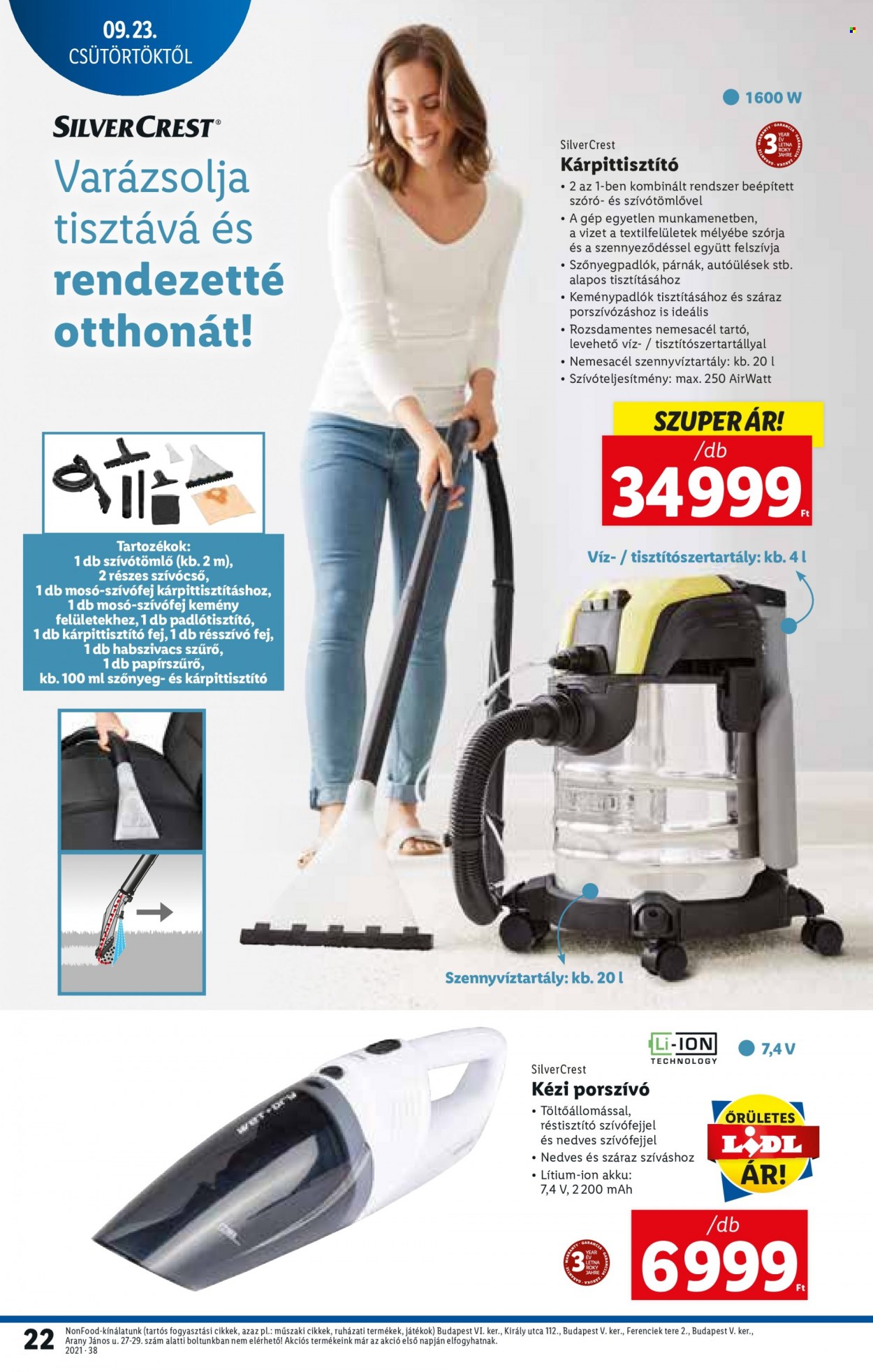 Lidl akciós újságok - 2021.09.23 - 2021.09.29. Oldal 22