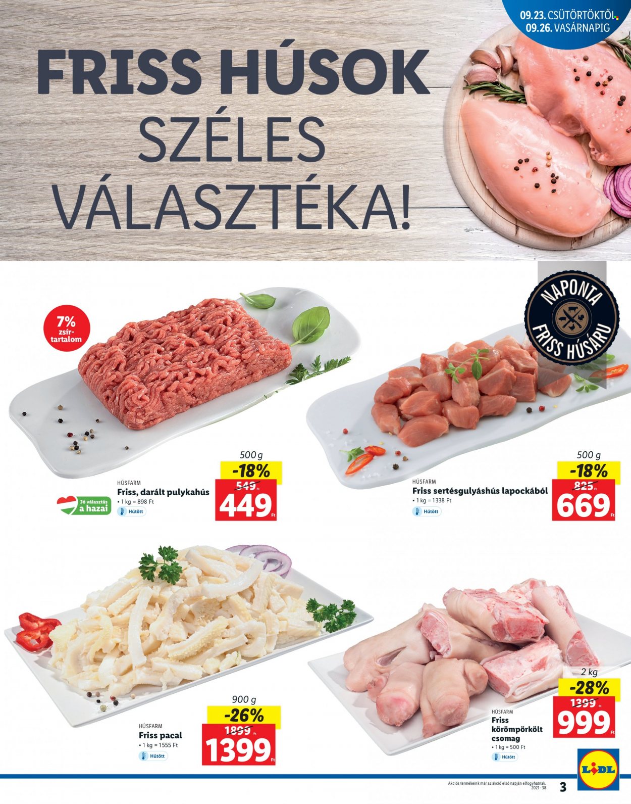 Lidl akciós újságok - 2021.09.23 - 2021.09.26. Oldal 3