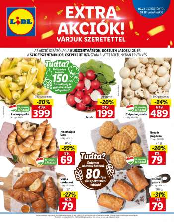 Újság Lidl - 2021.09.23 - 2021.09.26.