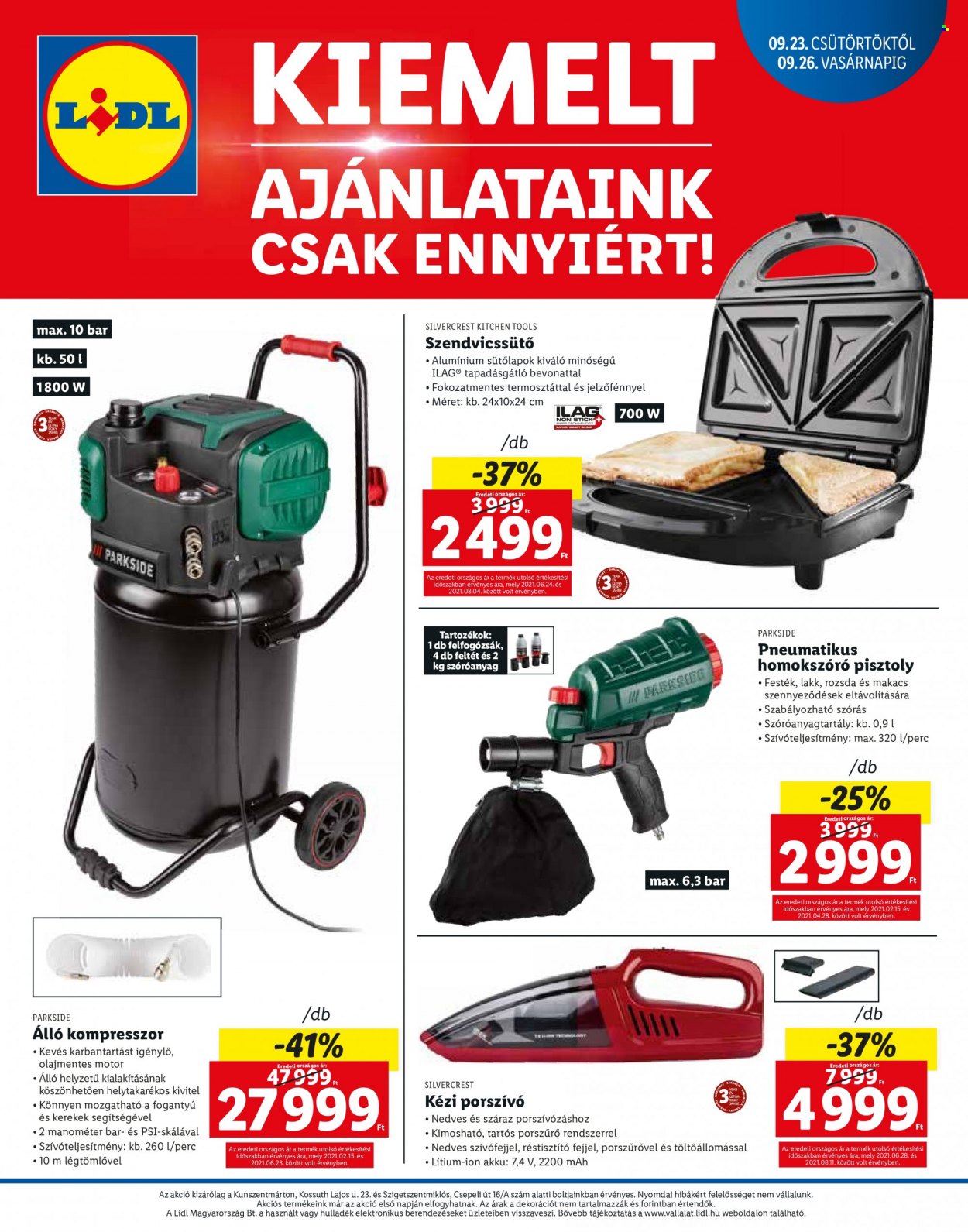 Lidl akciós újságok - 2021.09.23 - 2021.09.26. Oldal 4
