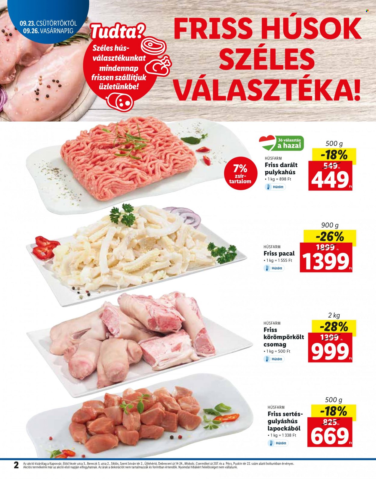 Lidl akciós újságok - 2021.09.23 - 2021.09.26. Oldal 2