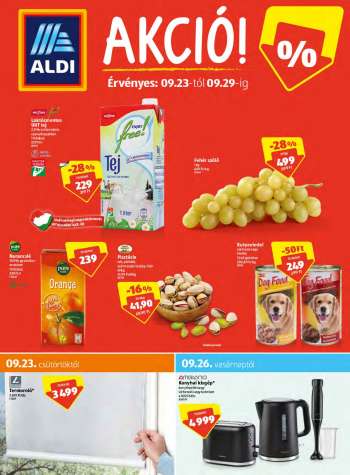 Újság Aldi - 2021.09.23 - 2021.09.29.