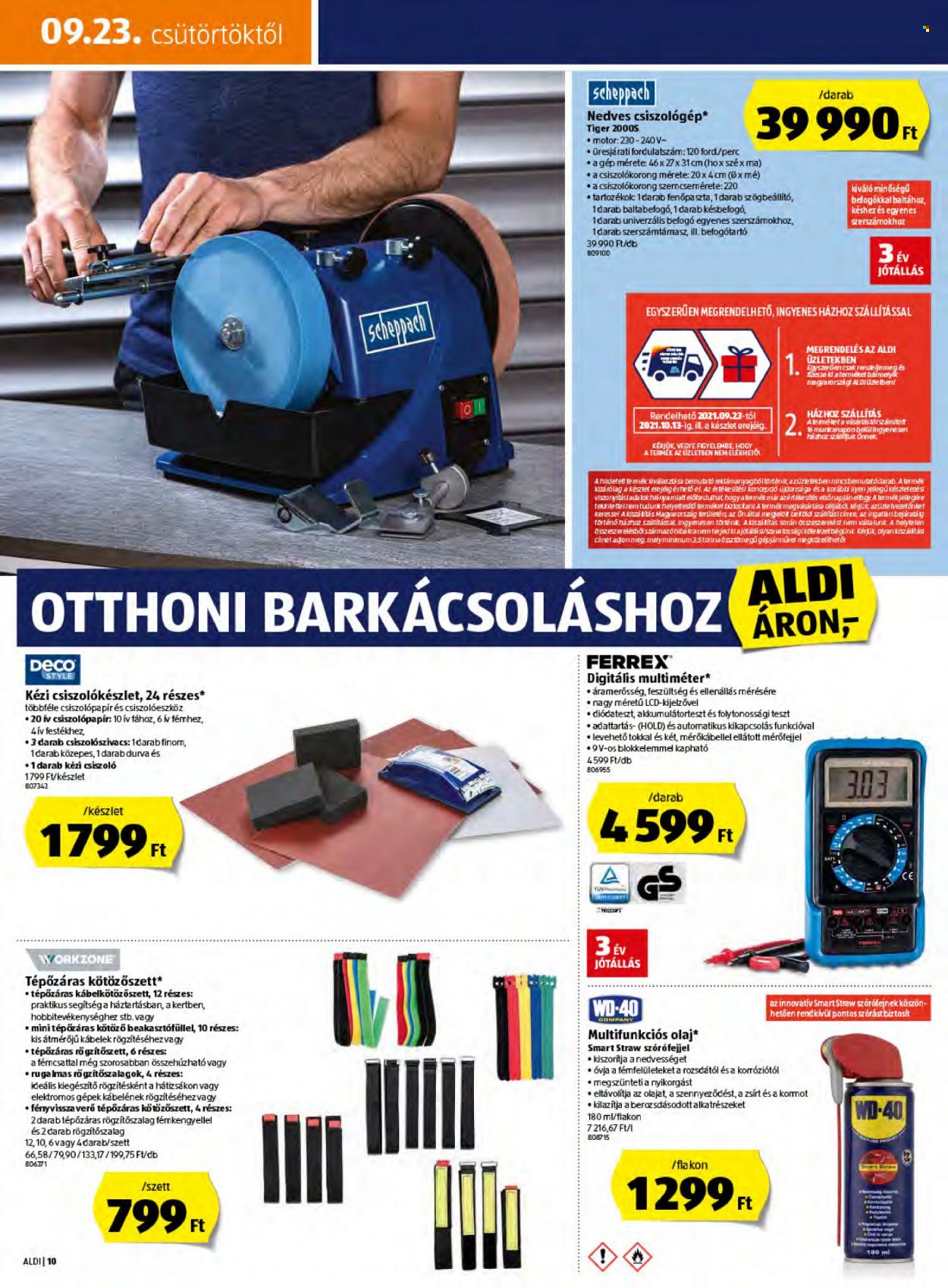 Aldi akciós újságok - 2021.09.23 - 2021.09.29. Oldal 10