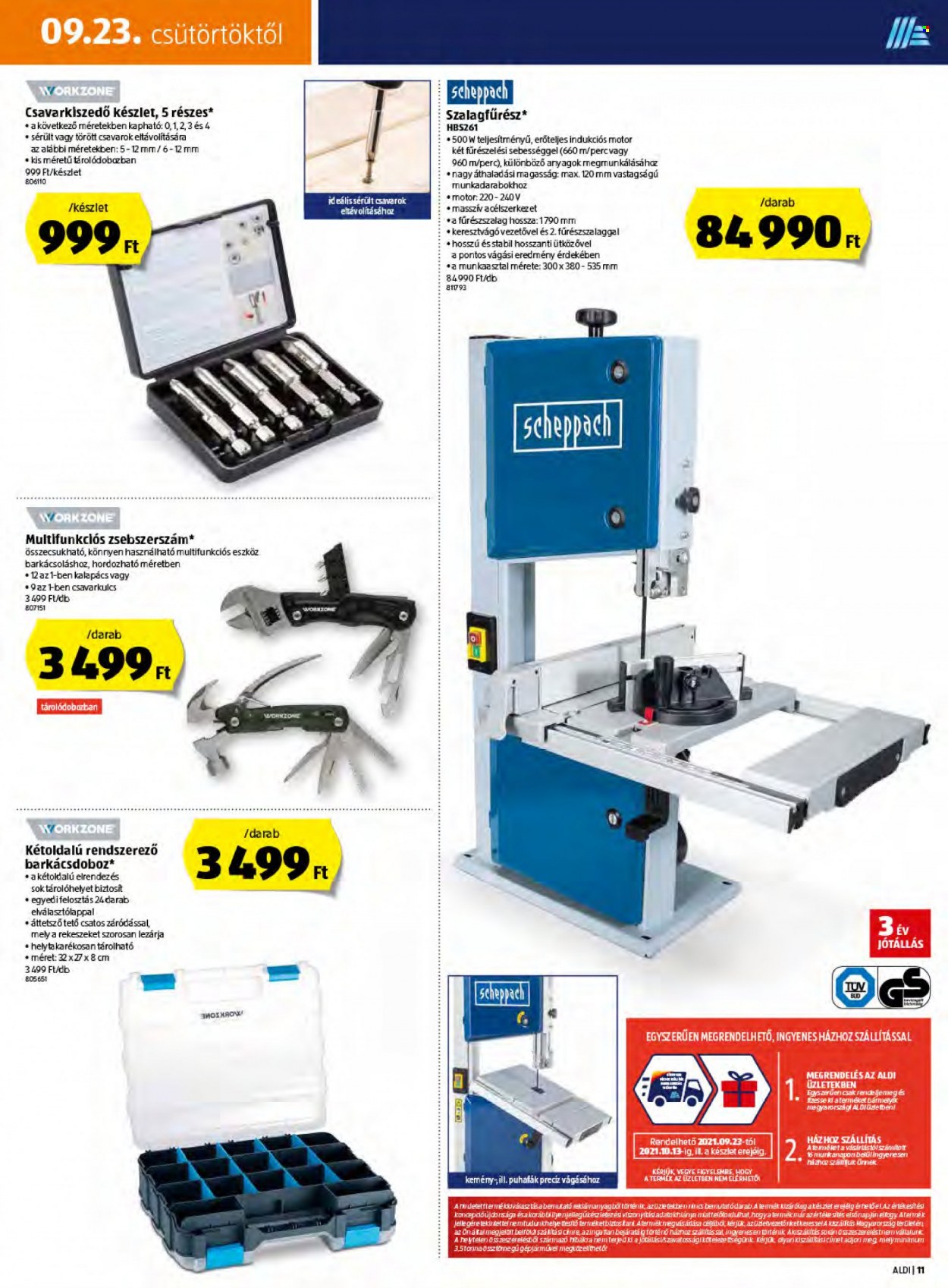 Aldi akciós újságok - 2021.09.23 - 2021.09.29. Oldal 11