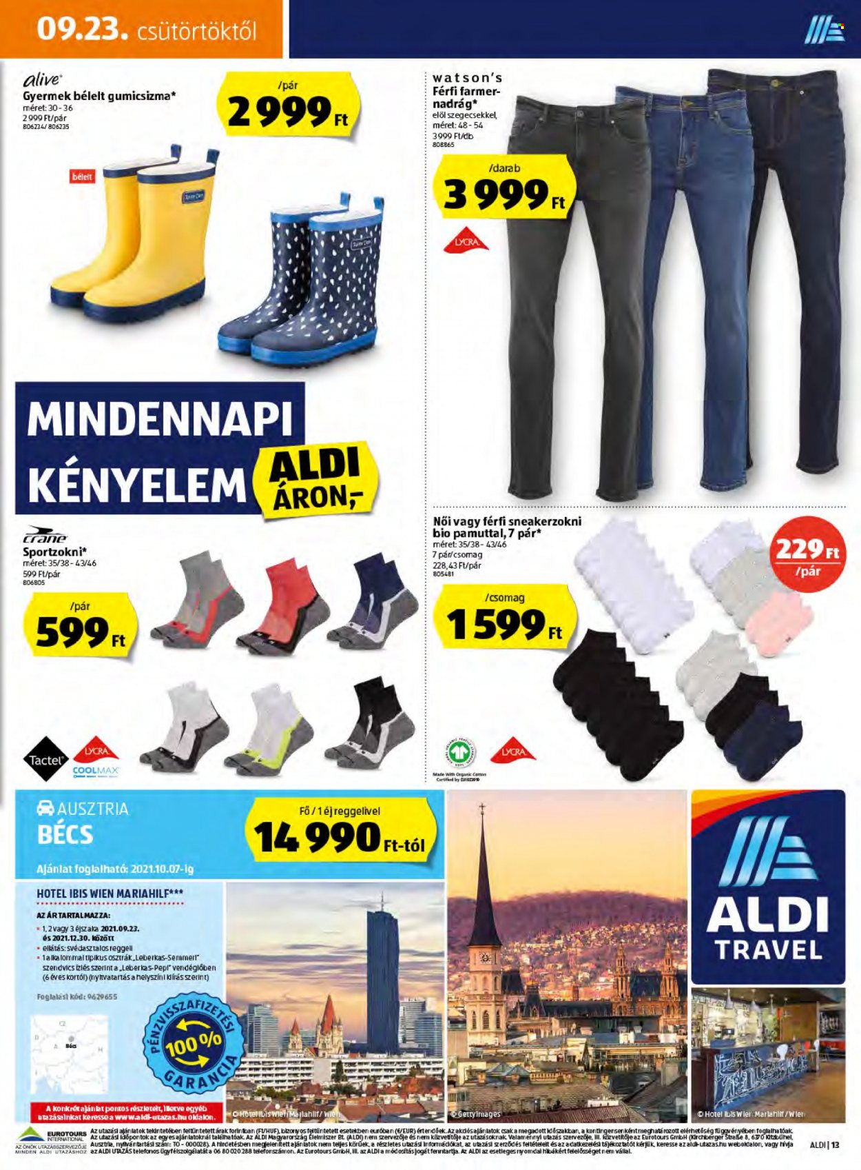 Aldi akciós újságok - 2021.09.23 - 2021.09.29. Oldal 13
