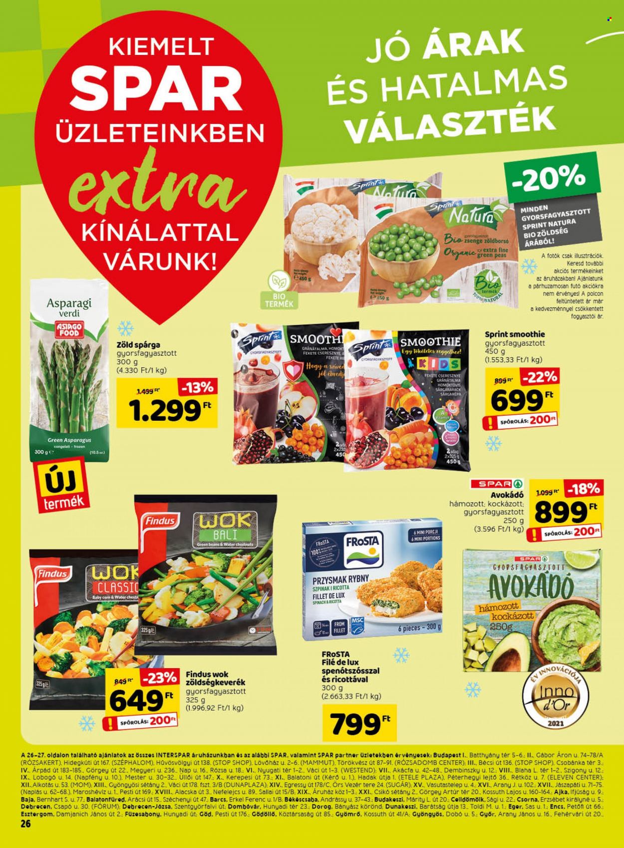 SPAR akciós újságok - 2021.09.23 - 2021.09.29. Oldal 1