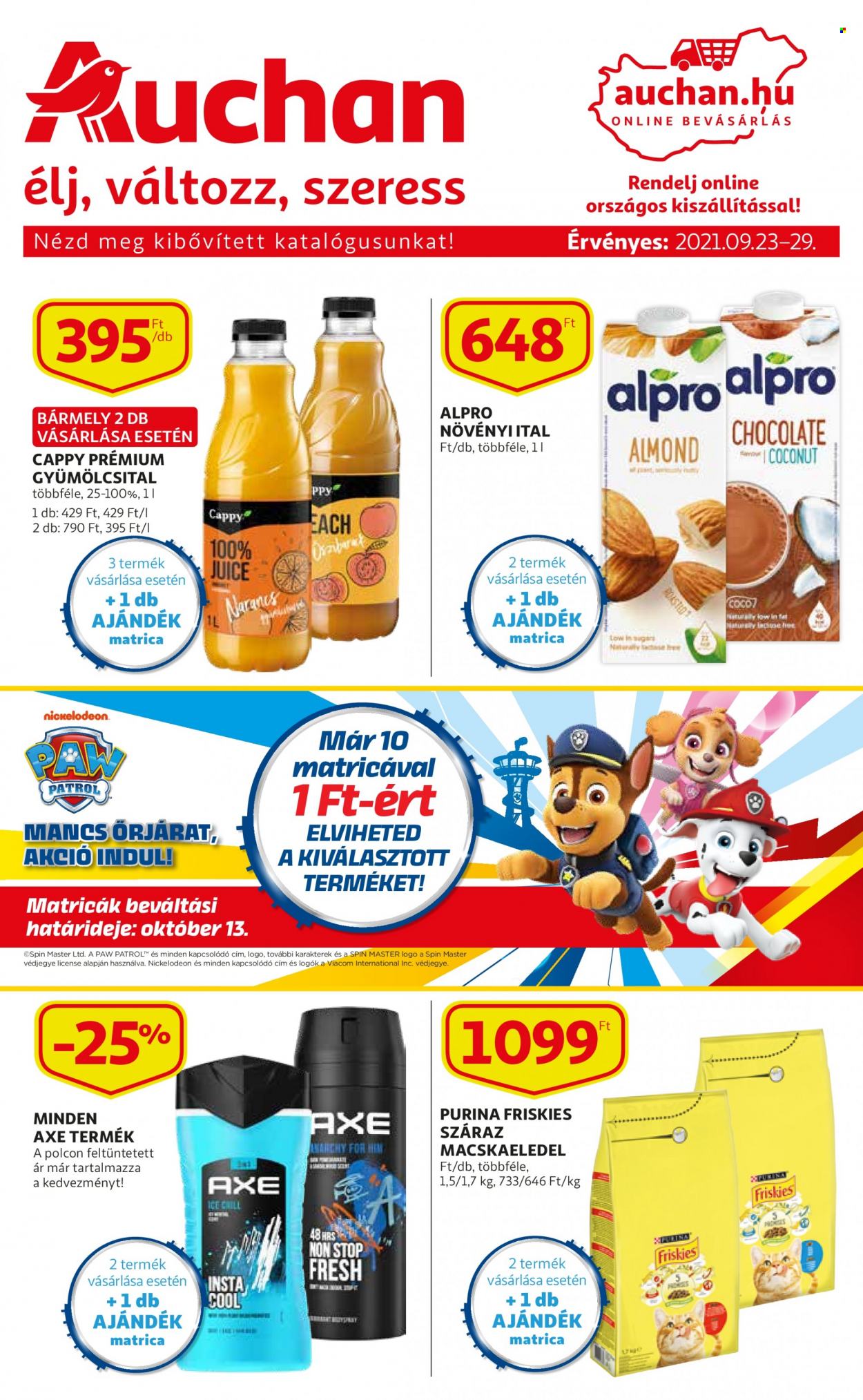 Auchan akciós újságok - 2021.09.23 - 2021.09.29. Oldal 1
