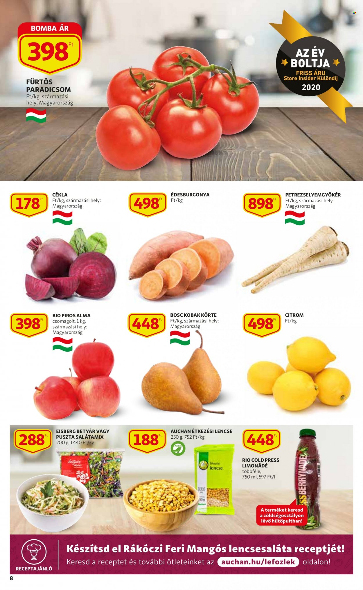 Auchan akciós újságok - 2021.09.23 - 2021.09.29. Oldal 8
