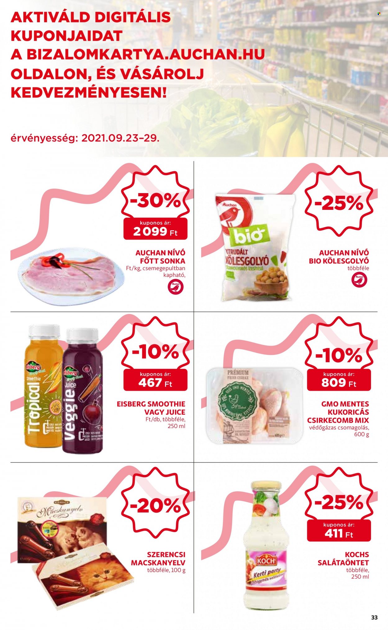 Auchan akciós újságok - 2021.09.23 - 2021.09.29. Oldal 33