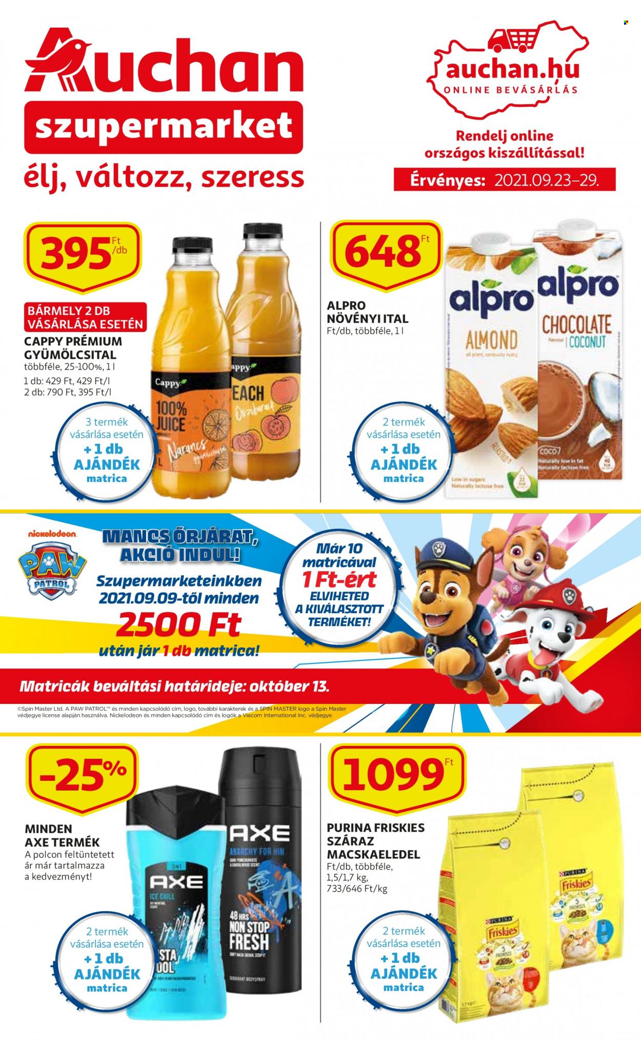 Auchan akciós újságok - 2021.09.23 - 2021.09.29. Oldal 1