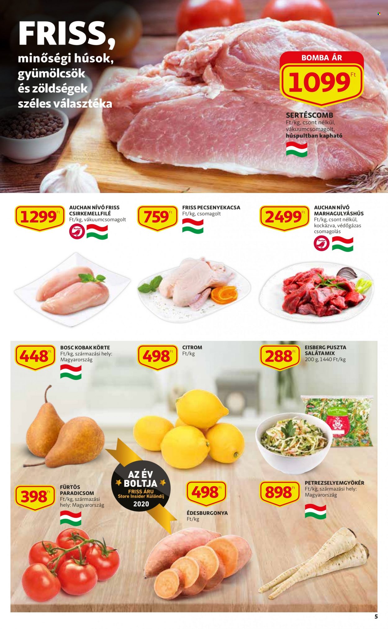 Auchan akciós újságok - 2021.09.23 - 2021.09.29. Oldal 5