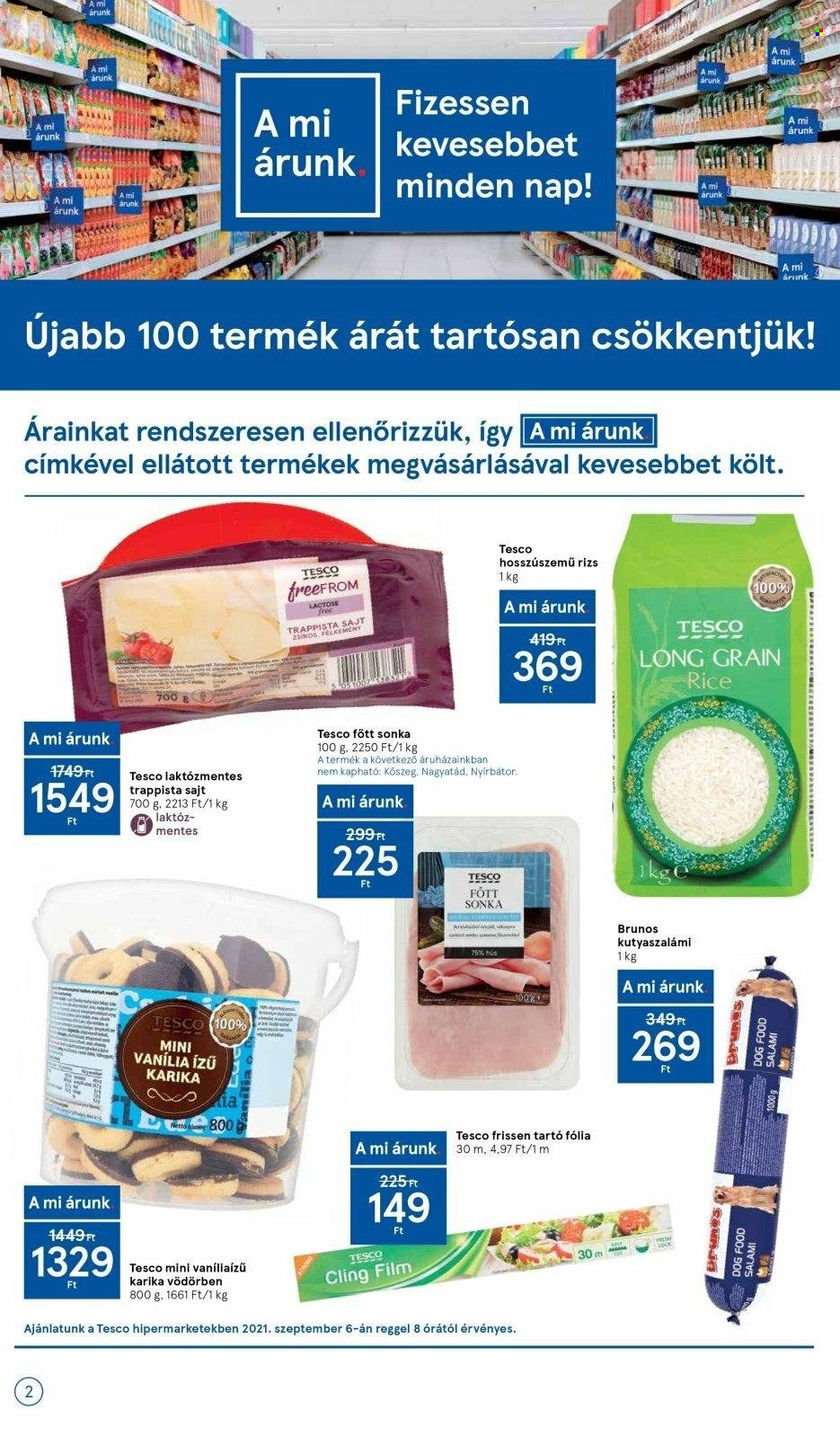 TESCO akciós újságok - 2021.09.23 - 2021.09.29. Oldal 2