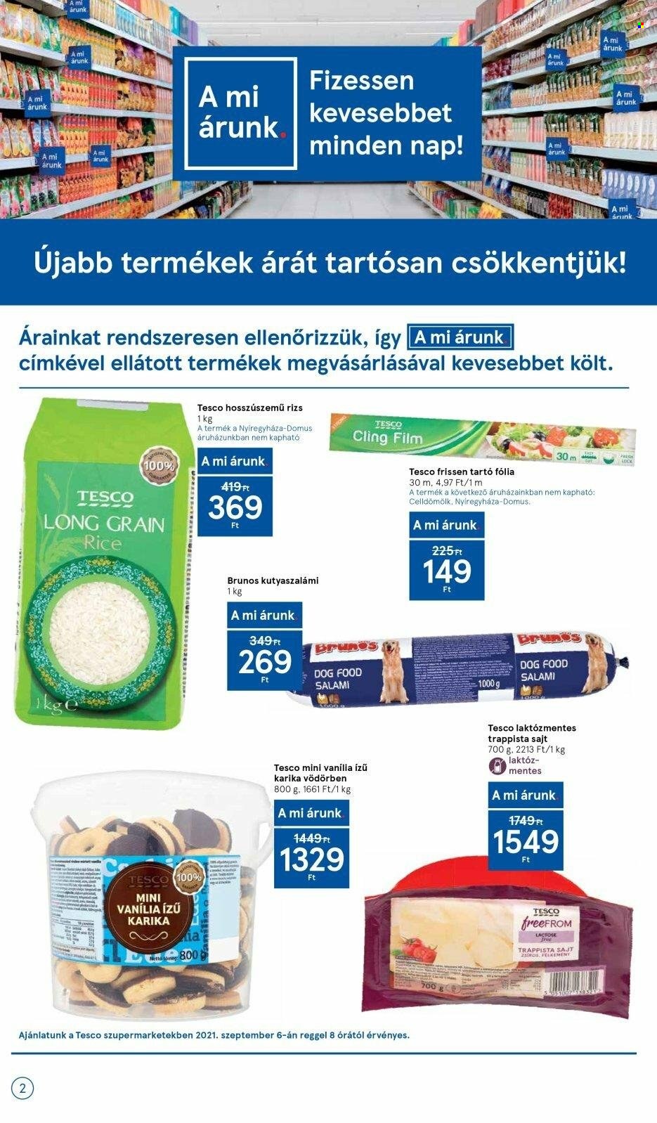 TESCO akciós újságok - 2021.09.23 - 2021.09.29. Oldal 2