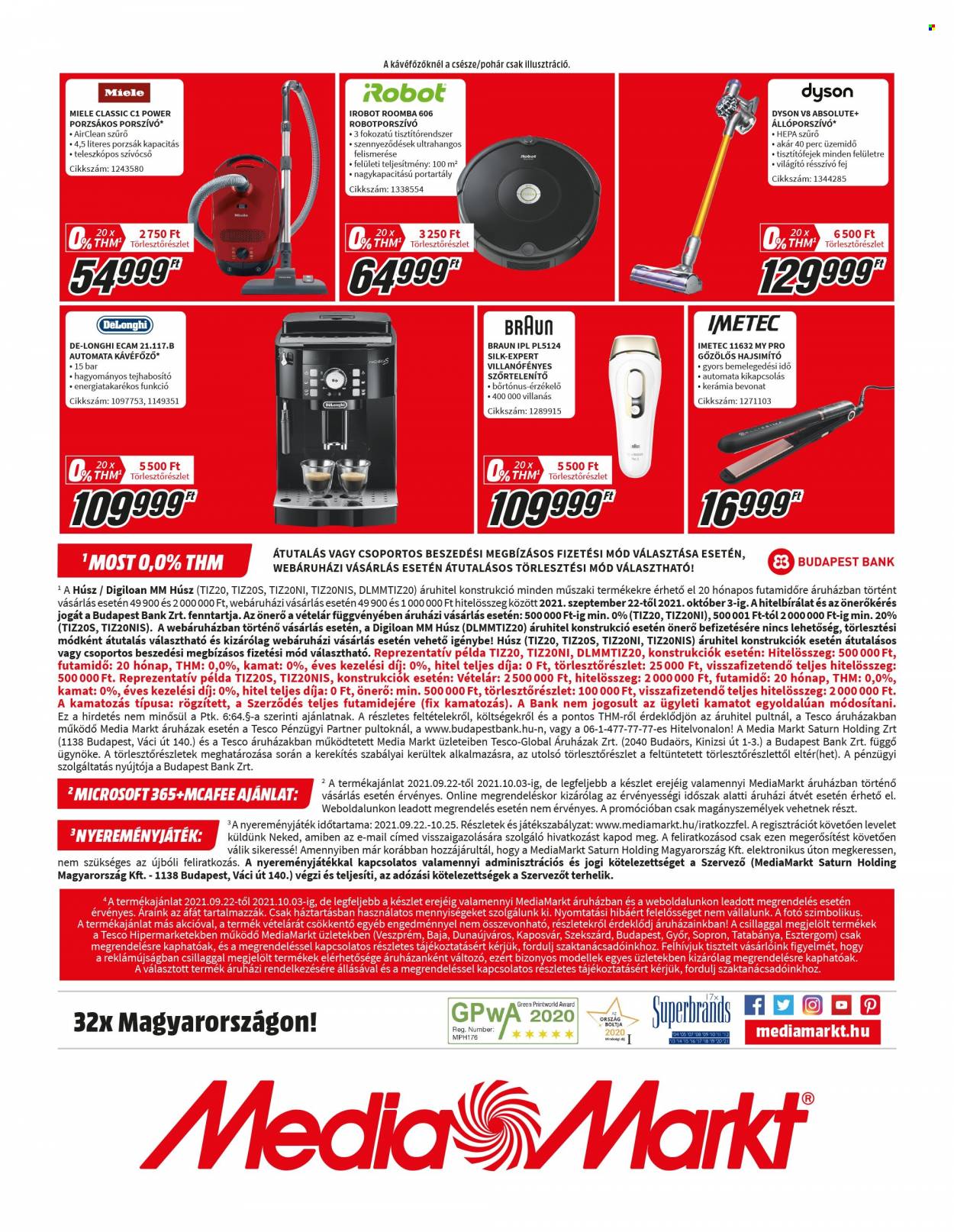 MediaMarkt akciós újságok - 2021.09.22 - 2021.10.03. Oldal 12