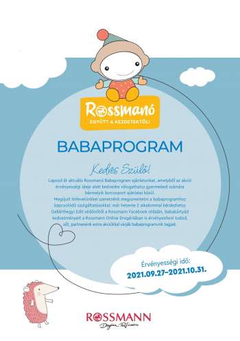 Újság Rossmann - 2021.09.27 - 2021.10.31.