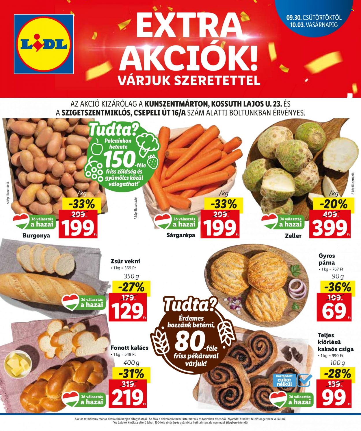 Lidl akciós újságok - 2021.09.30 - 2021.10.03. Oldal 1