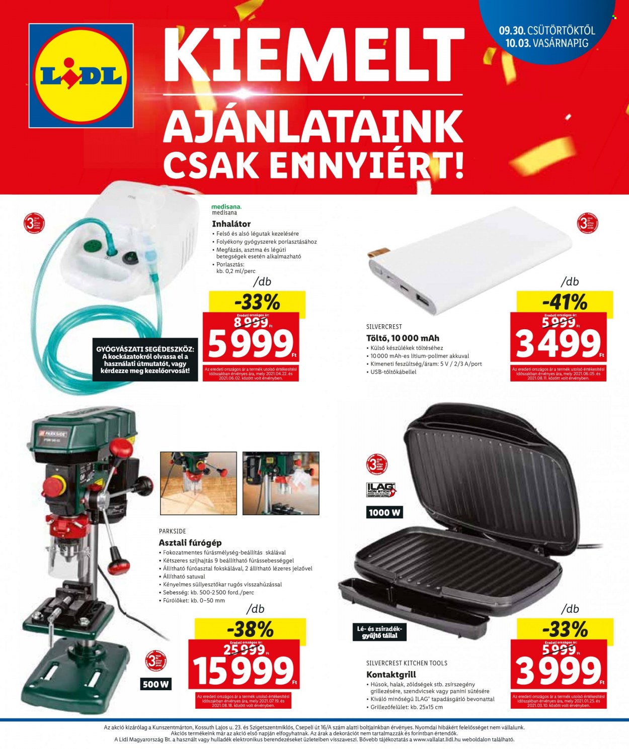 Lidl akciós újságok - 2021.09.30 - 2021.10.03. Oldal 4