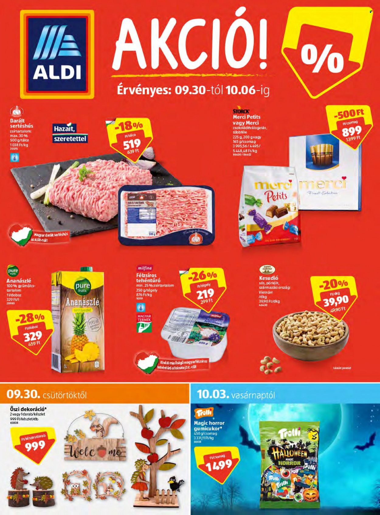 Aldi akciós újságok - 2021.09.30 - 2021.10.06. Oldal 1