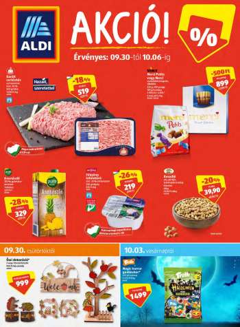 Újság Aldi - 2021.09.30 - 2021.10.06.