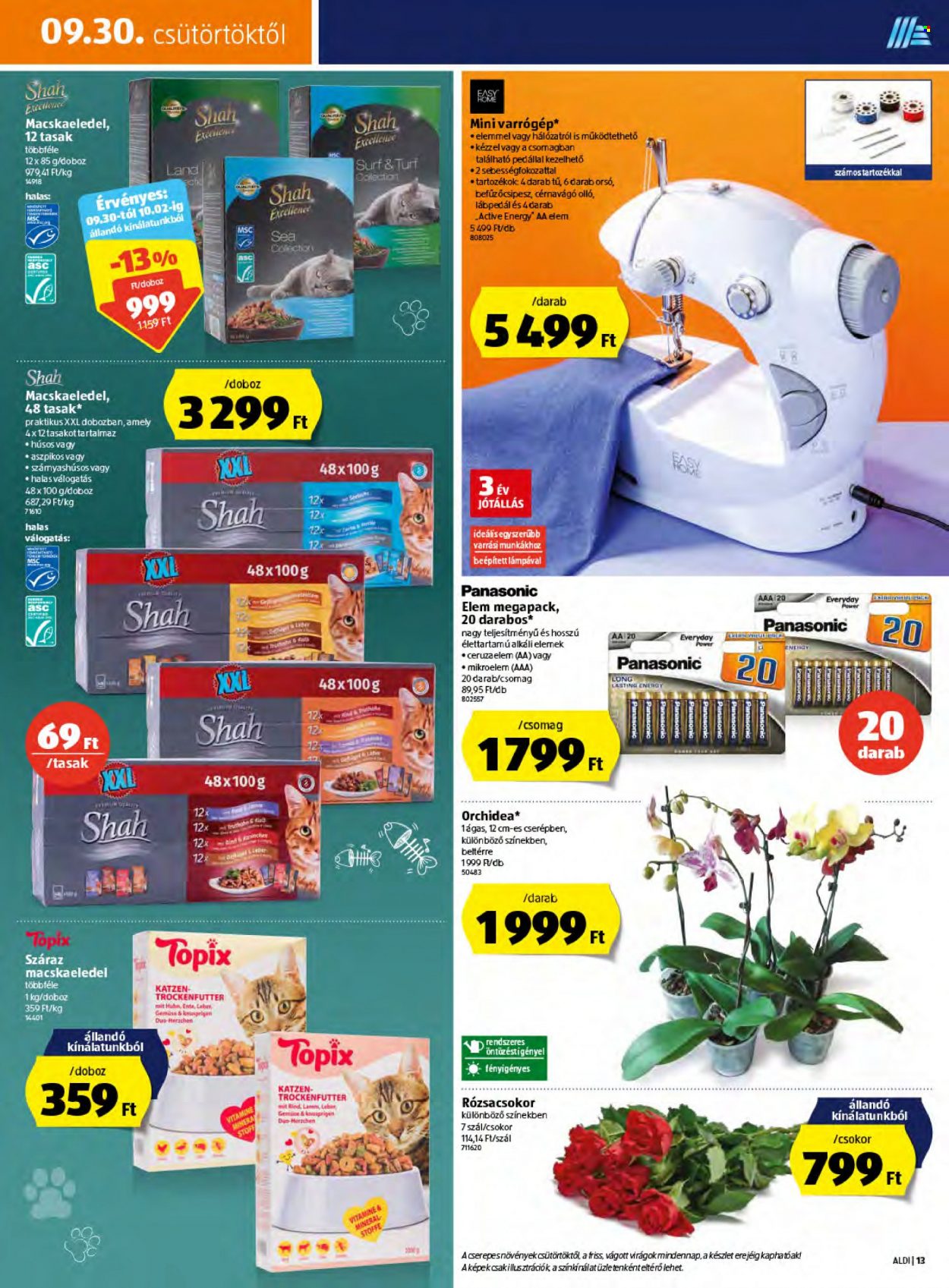 Aldi akciós újságok - 2021.09.30 - 2021.10.06. Oldal 13