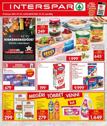 Újság INTERSPAR - 2021.09.30 - 2021.10.06.
