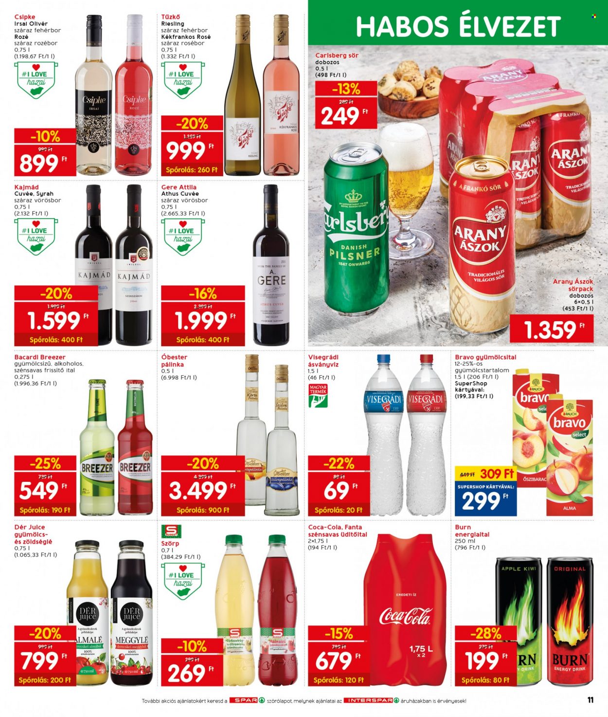 INTERSPAR akciós újságok - 2021.09.30 - 2021.10.06. Oldal 15