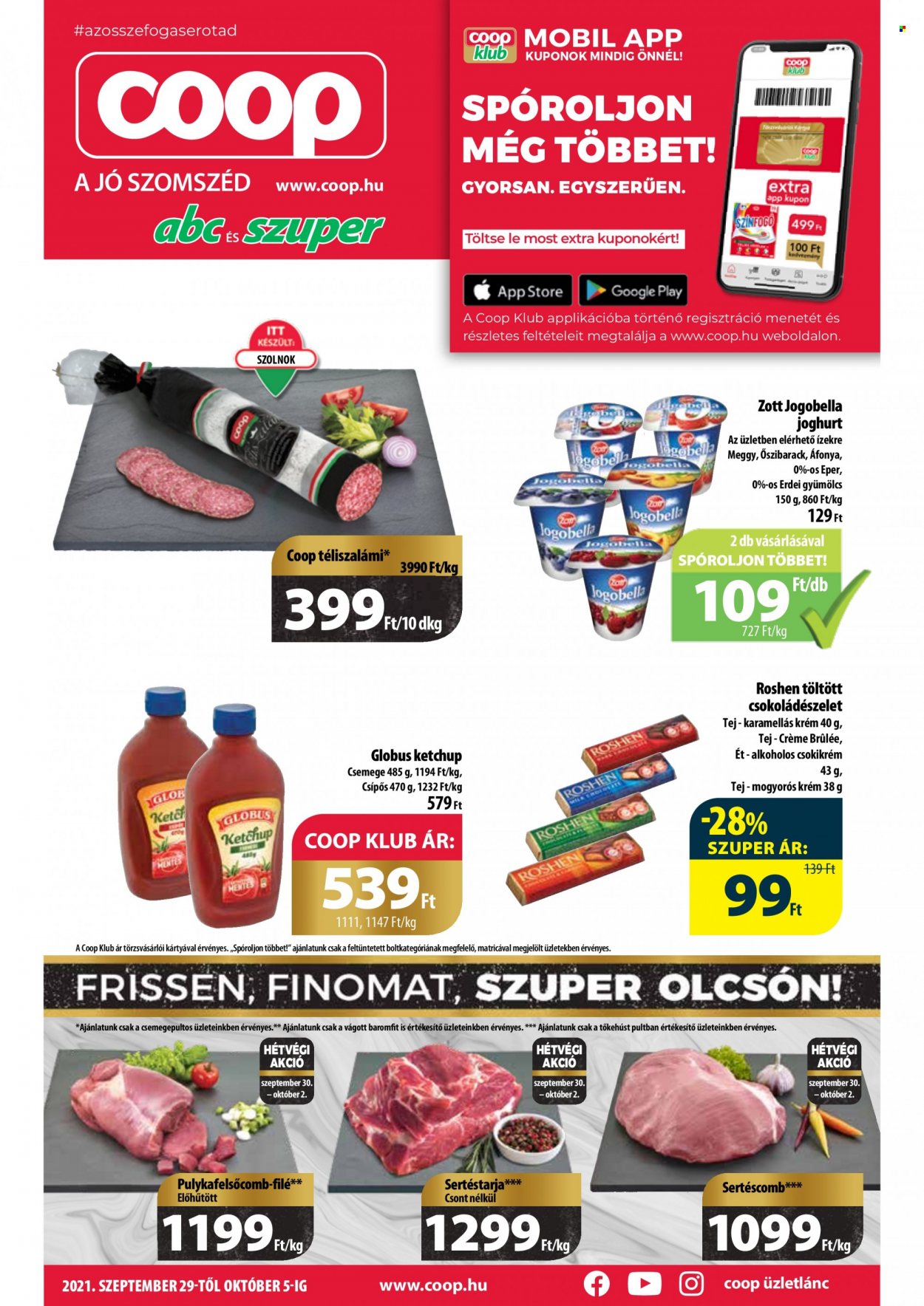 Coop akciós újságok - 2021.09.29 - 2021.10.05. Oldal 1
