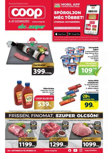 Újság Coop - 2021.09.29 - 2021.10.05.