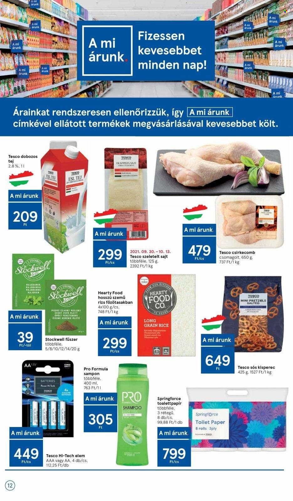 TESCO akciós újságok - 2021.09.30 - 2021.10.06. Oldal 12