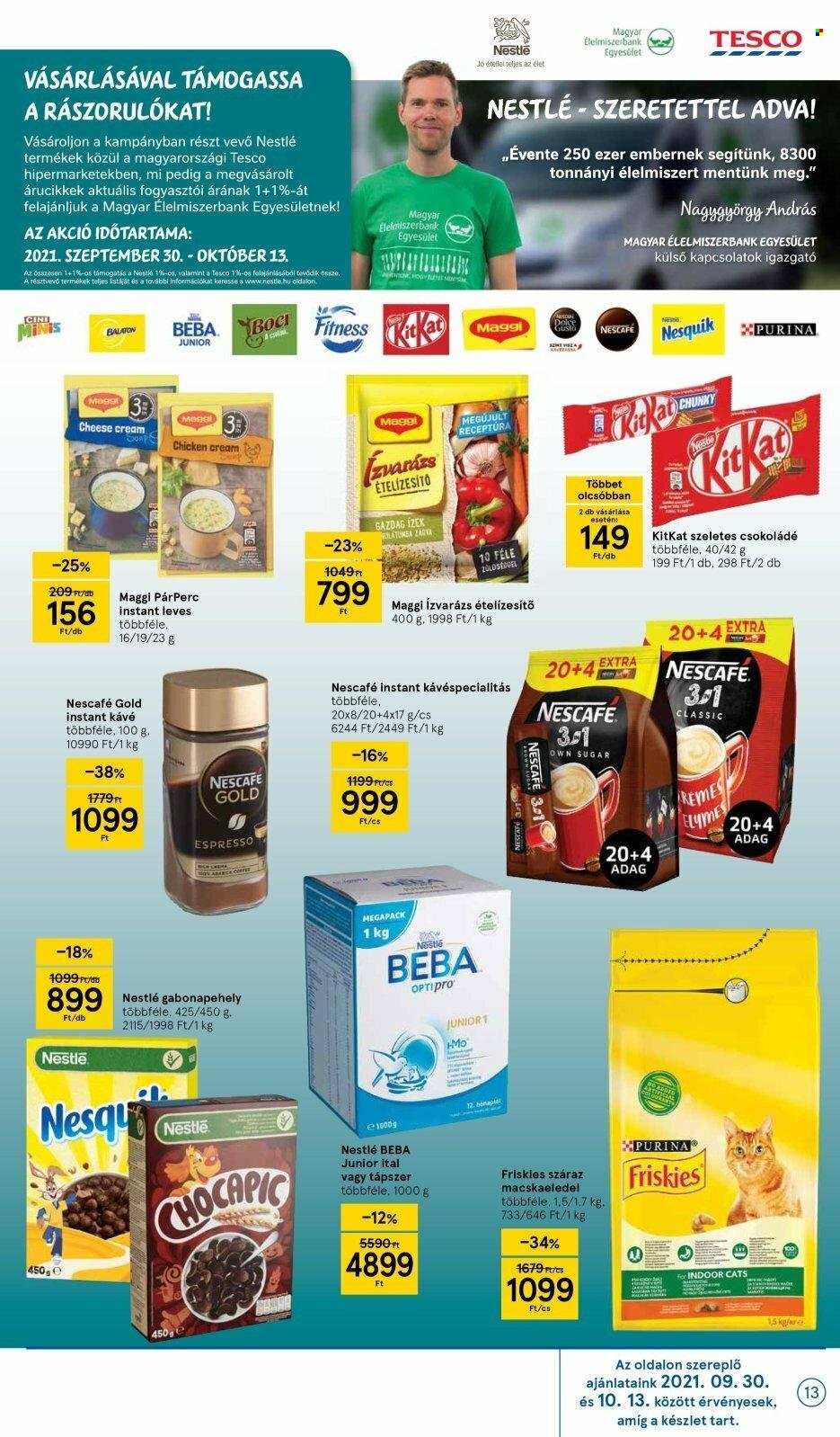TESCO akciós újságok - 2021.09.30 - 2021.10.06. Oldal 13