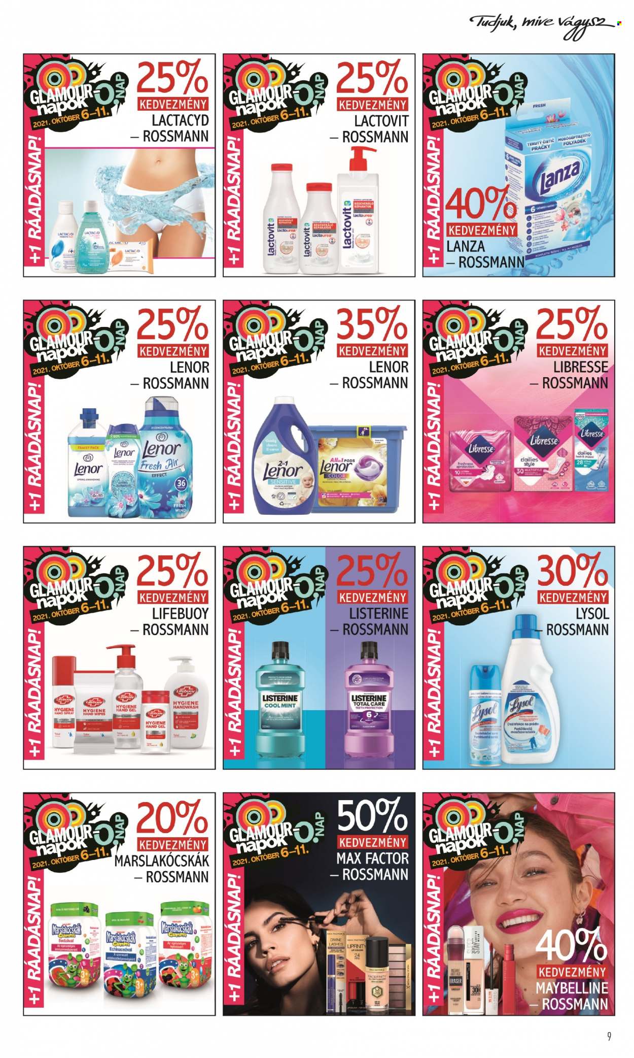 Rossmann akciós újságok - 2021.10.06 - 2021.10.11. Oldal 9