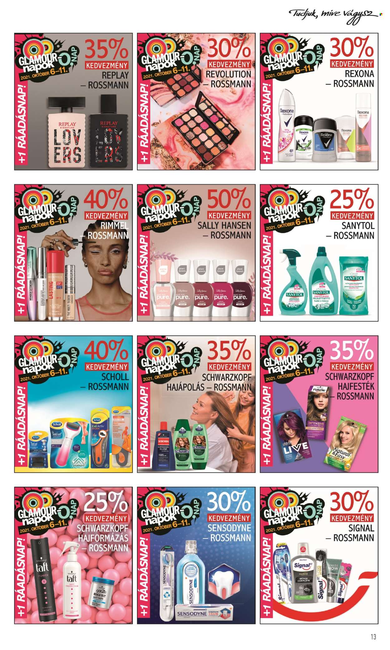 Rossmann akciós újságok - 2021.10.06 - 2021.10.11. Oldal 13