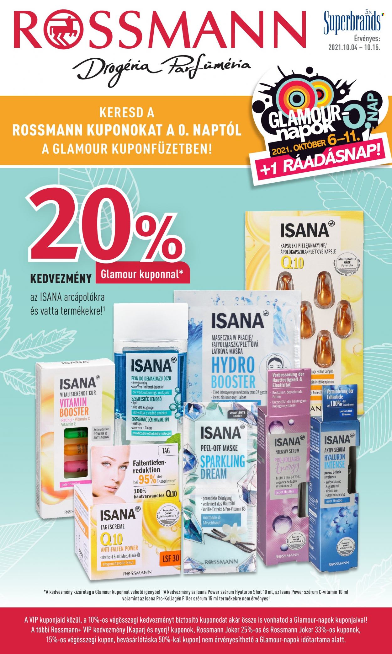 Rossmann akciós újságok - 2021.10.04 - 2021.10.15. Oldal 1