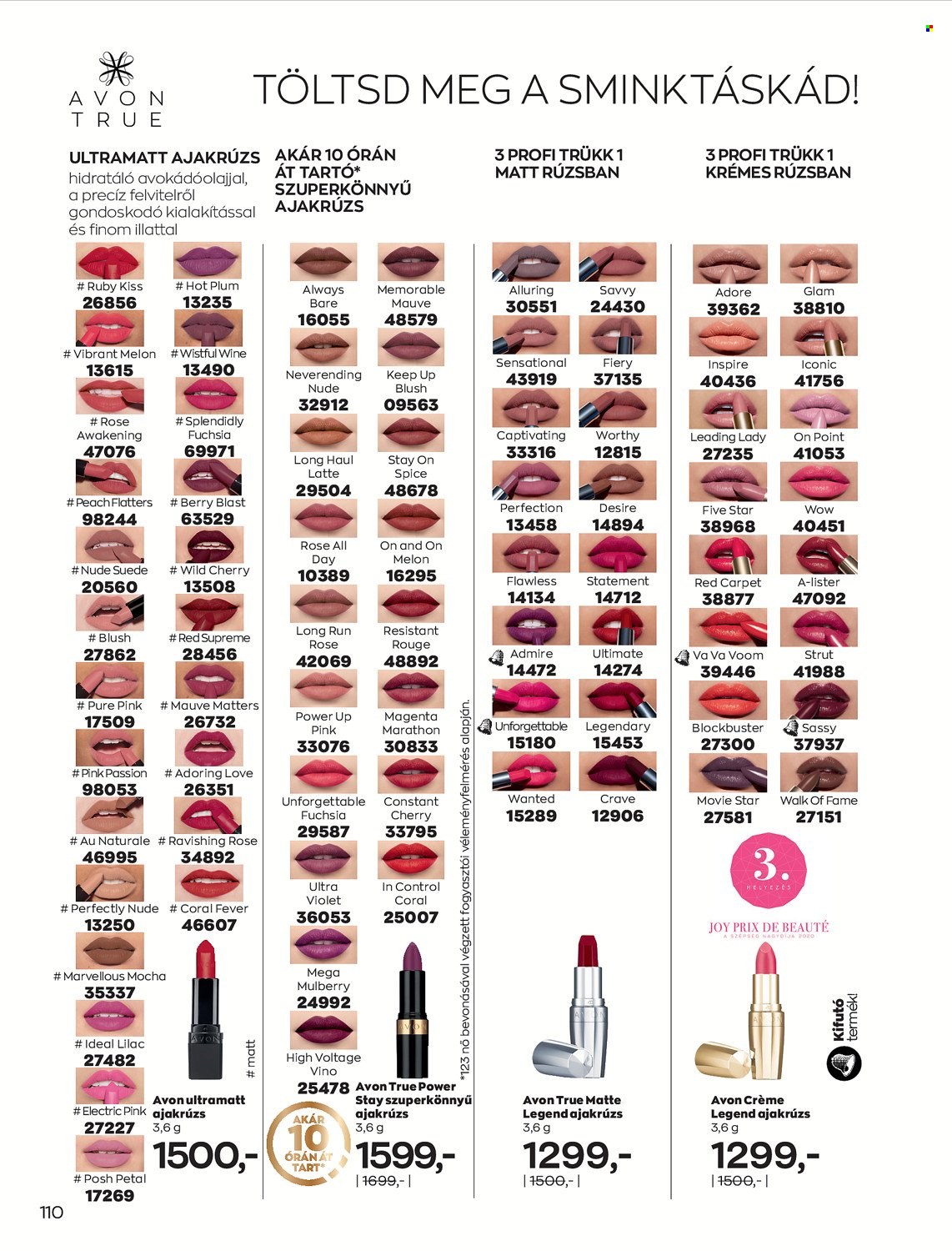 Avon akciós újságok - 2021.10.01 - 2021.10.31. Oldal 112