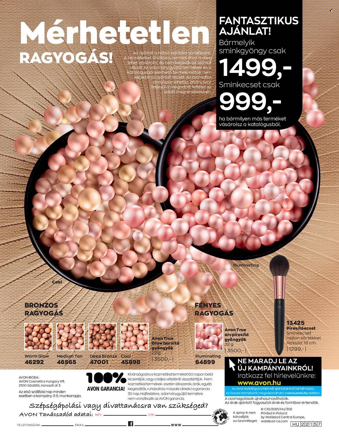 Avon akciós újságok - 2021.10.01 - 2021.10.31. Oldal 252