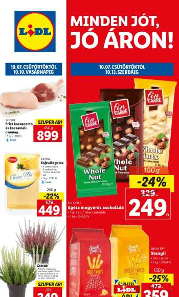 Újság Lidl - 2021.10.07 - 2021.10.13.